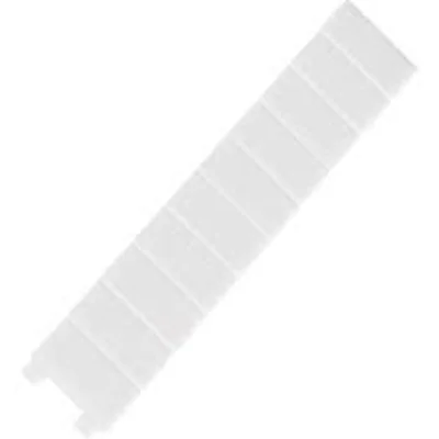 Repères 9705 A/5/10 blanc non marqué pour borniers