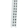 Repères 9705 A/5/10B blanc 31-40 pour borniers