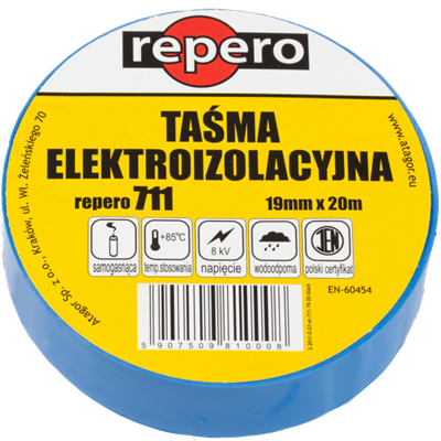 REPERO 711E Klebeband weiß 25mmx20m