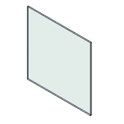 Replacement glass for the fire protection cabinet PPOŻ-5701\P01