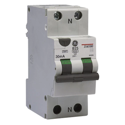 Residual circuit breaker 2P A, 10kA DMA100B20/030
