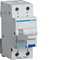 Residual current circuit breaker with overcurrent. C/6KA 10A 30mA 2pole AC type