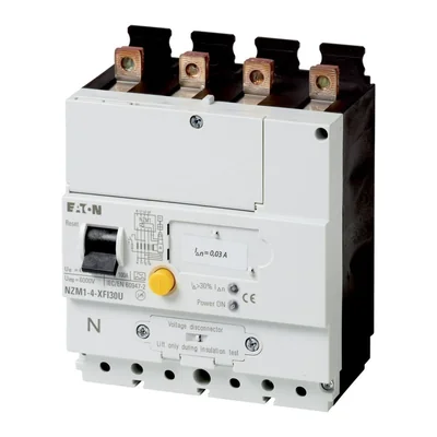 Residual current release, 30mA, 4-pole, down