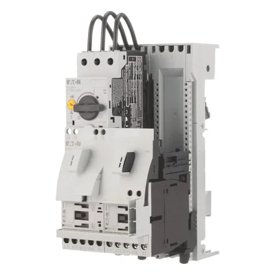 Reversing starter, MSC-R-10-M9(230V50HZ), + busbar adapter