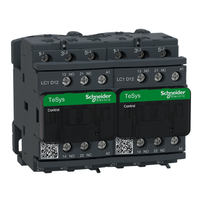 Reversing unit TeSys D AC3 12A 3P 1NO 1NC coil 230VAC box terminals