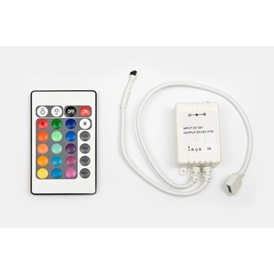 RGB 24-TASTEN-IR-CONTROLLER für LED-Streifen