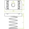 Rhombic spring nut, NRSM8/33