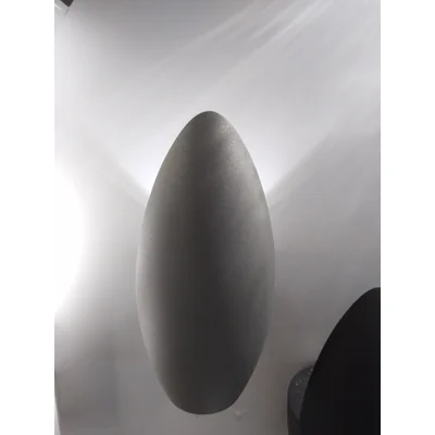 RHONE Lampada da parete espositiva da esterno in titanio