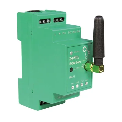 RICEVITORE WI-FI MODULARE A 4 CANALI TIPO: ROW-04M