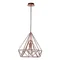 RICKY Pendelleuchte E27 D37,5 H39cm Kupferrot