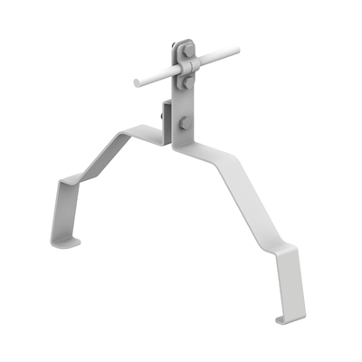 Ridge tile handle pattern 37, hot-dip galvanized, screw height 10cm