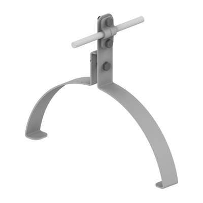 Ridge tile holder 210 mm with a screw H=13cm, hot-dip galvanized