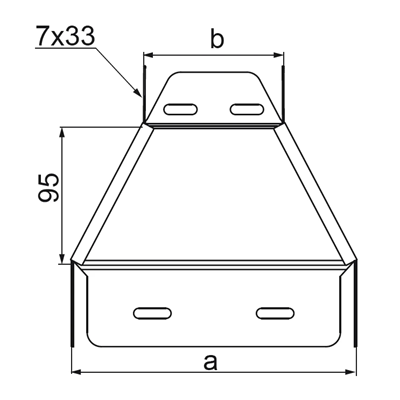 Riduzione simmetrica RKSBL200/100H42