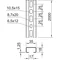 Rieles perfilados 1268 sl, acero galvanizado, 1268 L 2M FS