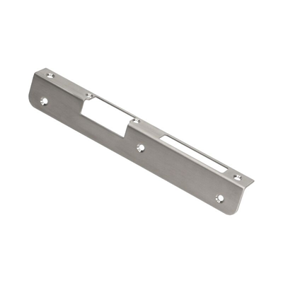 Right angle plate for INOX electric strikes