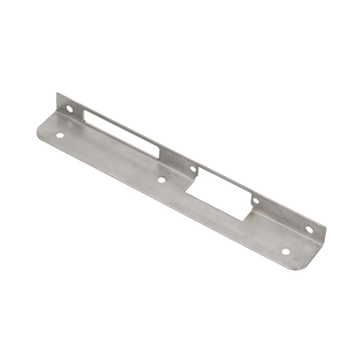 Right angle plate for INOX electric strikes