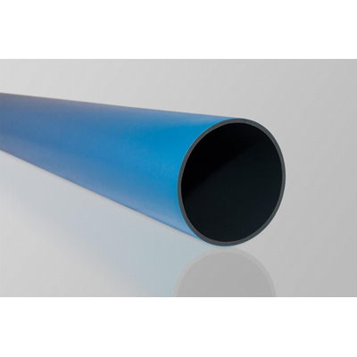 Rigid casing pipe for jacking and drilling (RHDPE) size 110/6.3, blue 12m