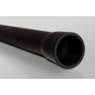 Rigid connection pipe resistant to UV radiation with a socket (RHDPE) size 110/10, 3m