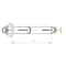 Ring expansion bolt diameter 16mm length 150mm