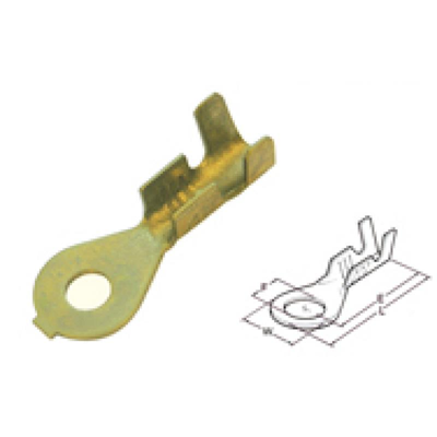 Ring terminal brass 0.5-1 mm2 200 pcs