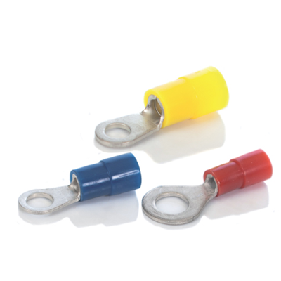 Ring terminal insulated 0.5-1.5mm² for M3 screw