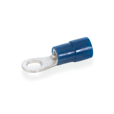 Ring terminal insulated 1.5-2.5mm² for M4 screw