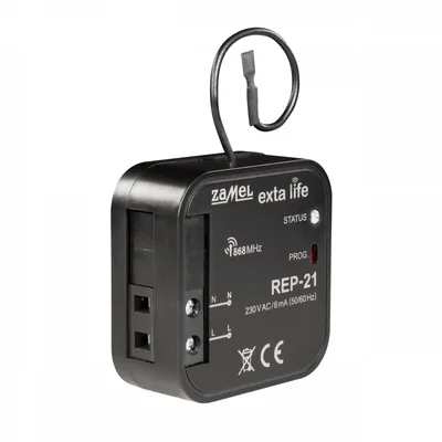 Ritrasmettitore del sistema EXTA LIFE, tipo scatola: REP-21