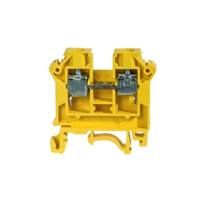 Різьбовий з'єднувач для шини ZSG1-6.0Nz жовтий