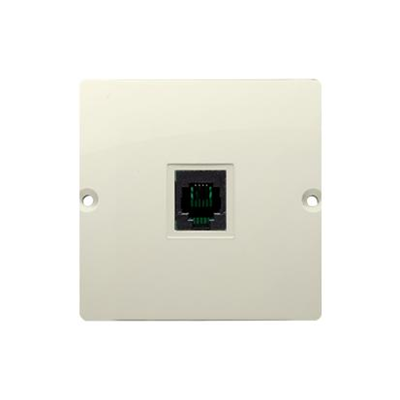 RJ11-Telefondose mit Überspannungsschutz (Modul) beige