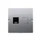 RJ11 telefonní zásuvka (modul) inox (kovová)