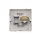 RJ11 telephone socket (module) inox (metallic)
