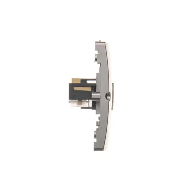 RJ11 telephone socket (module) inox (metallic)