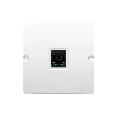 RJ11 telephone socket with surge protector (module) white