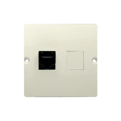 RJ12-Telefonbuchse (Modul) beige