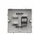 RJ12-Telefonbuchse (Modul) metallic satiniert
