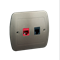 RJ12-Telefondose einzeln satiniert (metallic)