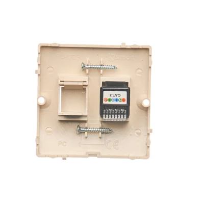 RJ12 telefonní zásuvka (modul) béžová