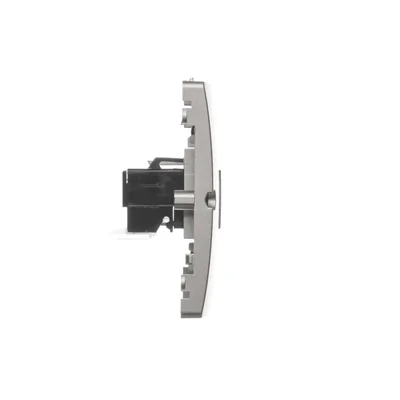 RJ12 telefonní zásuvka (modul), saténová metalíza