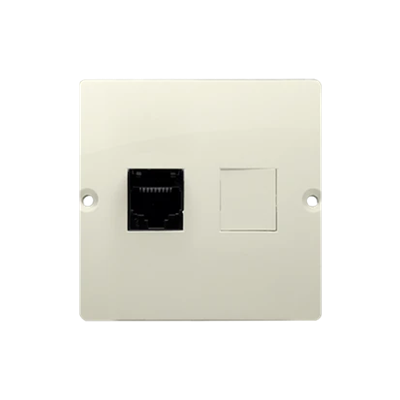 RJ12 telephone socket (module) beige