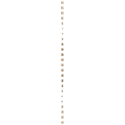 RJ12 telephone socket (module) beige