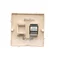RJ12 telephone socket (module) beige