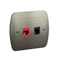 RJ12 telephone socket single satin (metallic)