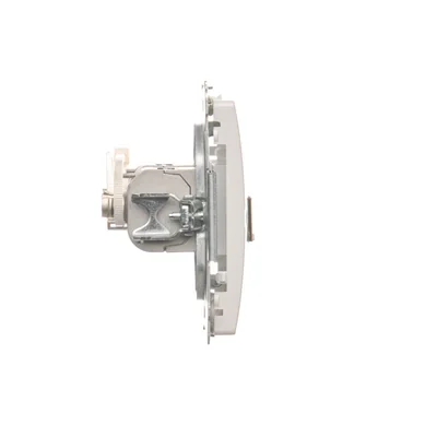 RJ45 computer socket cat. 6 double shielded white