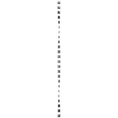 RJ45 computer socket cat. 6 single metallic satin