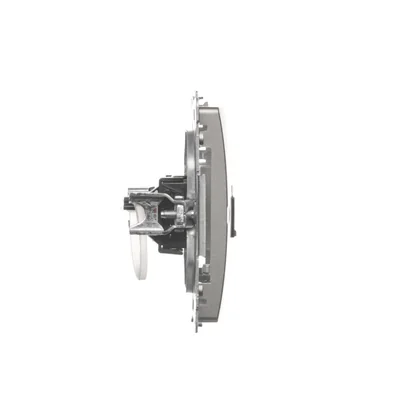 RJ45 computer socket cat. 6 single metallic satin