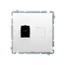 RJ45 computer socket cat. 6 single shielded white