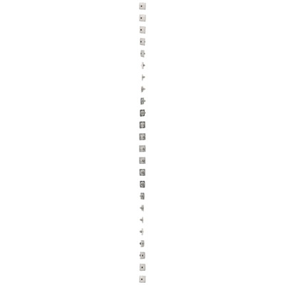 RJ45 computer socket cat. 6 single shielded white