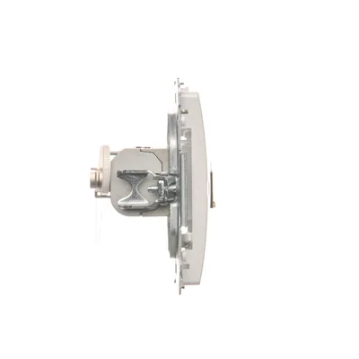 RJ45 computer socket cat. 6 single shielded white