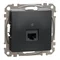 RJ45 computer socket cat.5e UTP, Sedna Design & Elements, black anthracite
