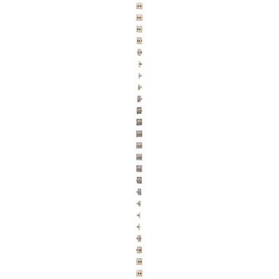 RJ45 computer socket cat.6 double shielded beige
